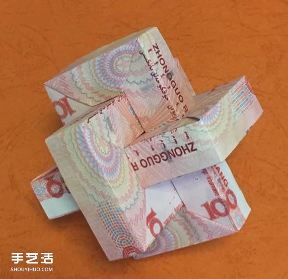 孔明锁的折纸方法图解 手工折鲁班锁的折法(图11) 孔明锁的折纸方法图解 手工折鲁班锁的折法(图11)