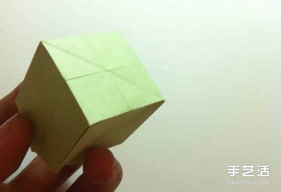 一张纸折四叶草图解 创意四叶草的折法步骤(图10) 一张纸折四叶草图解 创意四叶草的折法步骤(图10)