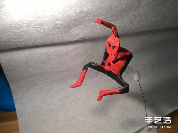 怎么折蜘蛛侠图解教程 复杂蜘蛛侠的折法步骤 - 诺云双维造物网