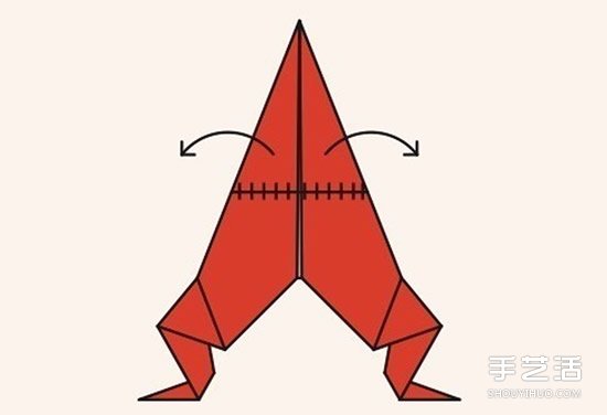 圣诞老人折纸步骤图 手工折纸圣诞老人教程(图25) 圣诞老人折纸步骤图 手工折纸圣诞老人教程(图25)