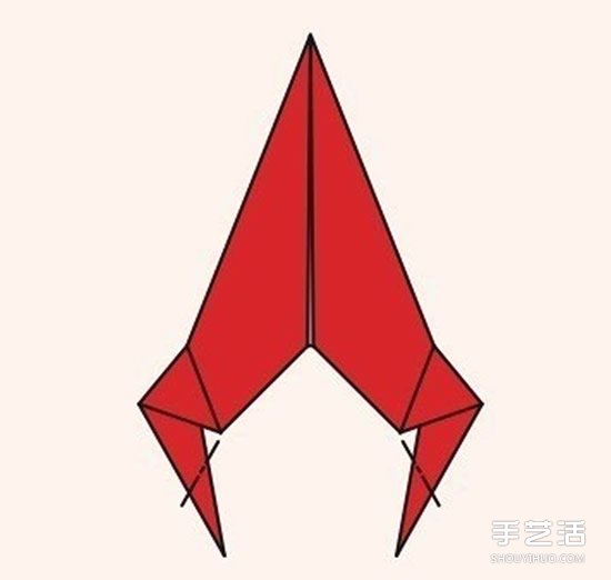 圣诞老人折纸步骤图 手工折纸圣诞老人教程(图24) 圣诞老人折纸步骤图 手工折纸圣诞老人教程(图24)