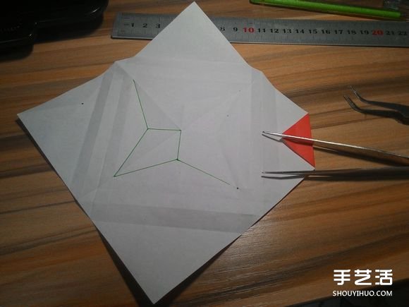 怎么折蜘蛛侠图解教程 复杂蜘蛛侠的折法步骤(图19) 怎么折蜘蛛侠图解教程 复杂蜘蛛侠的折法步骤(图19)