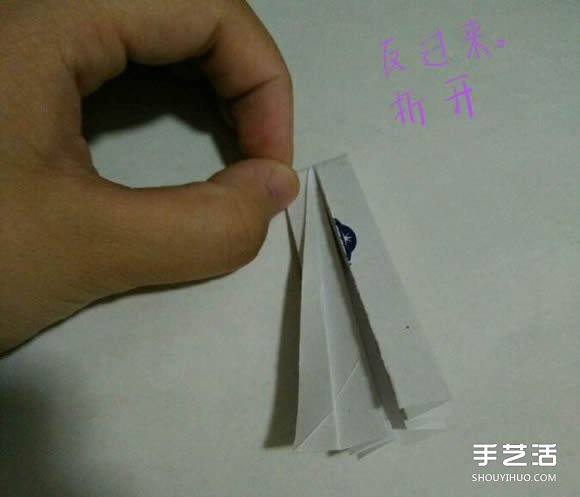 折纸婚纱裙的折法图解 婚纱的折纸方法步骤(图6) 折纸婚纱裙的折法图解 婚纱的折纸方法步骤(图6)
