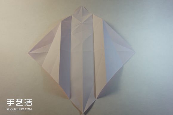折纸女孩的步骤图解 复杂女生的折法教程(图11) 折纸女孩的步骤图解 复杂女生的折法教程(图11)