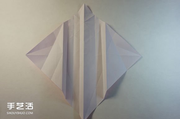 折纸女孩的步骤图解 复杂女生的折法教程(图12) 折纸女孩的步骤图解 复杂女生的折法教程(图12)