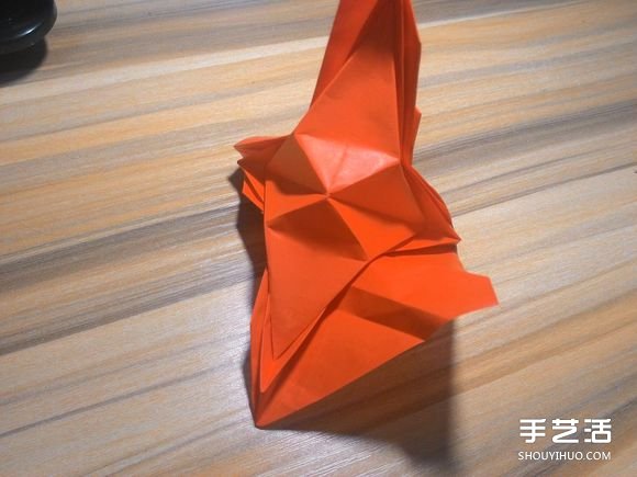 怎么折蜘蛛侠图解教程 复杂蜘蛛侠的折法步骤(图38) 怎么折蜘蛛侠图解教程 复杂蜘蛛侠的折法步骤(图38)