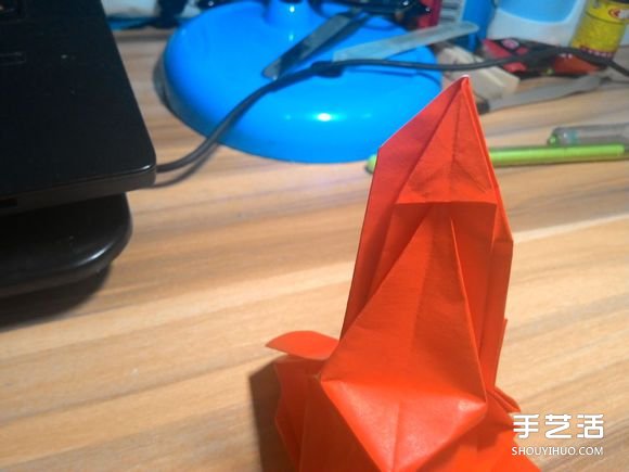 怎么折蜘蛛侠图解教程 复杂蜘蛛侠的折法步骤(图39) 怎么折蜘蛛侠图解教程 复杂蜘蛛侠的折法步骤(图39)