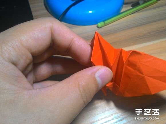 怎么折蜘蛛侠图解教程 复杂蜘蛛侠的折法步骤(图43) 怎么折蜘蛛侠图解教程 复杂蜘蛛侠的折法步骤(图43)