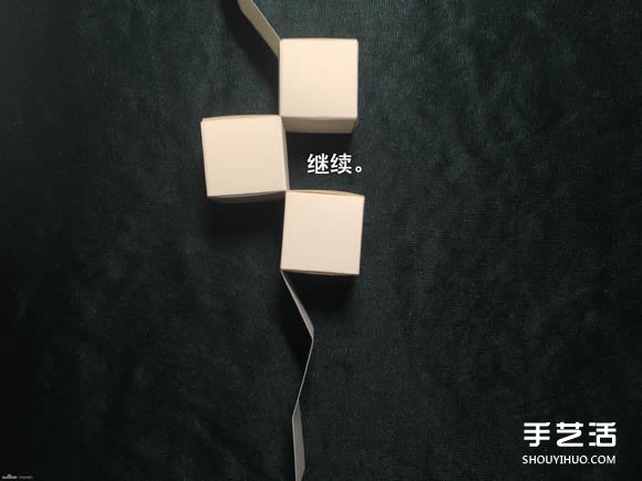 折纸会跳舞的方块图解 跳舞方块玩具的折法(图37) 折纸会跳舞的方块图解 跳舞方块玩具的折法(图37)