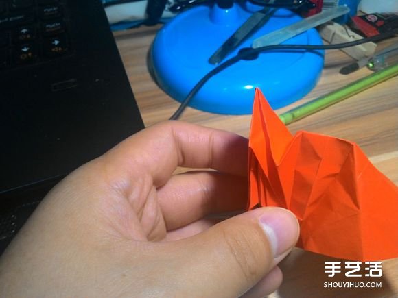 怎么折蜘蛛侠图解教程 复杂蜘蛛侠的折法步骤(图42) 怎么折蜘蛛侠图解教程 复杂蜘蛛侠的折法步骤(图42)
