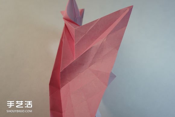折纸女孩的步骤图解 复杂女生的折法教程(图34) 折纸女孩的步骤图解 复杂女生的折法教程(图34)