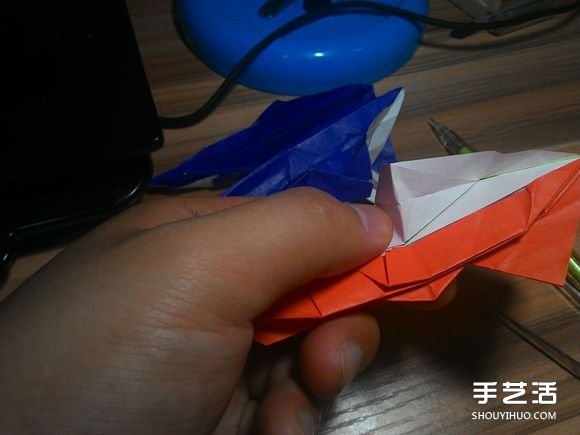 怎么折蜘蛛侠图解教程 复杂蜘蛛侠的折法步骤(图53) 怎么折蜘蛛侠图解教程 复杂蜘蛛侠的折法步骤(图53)