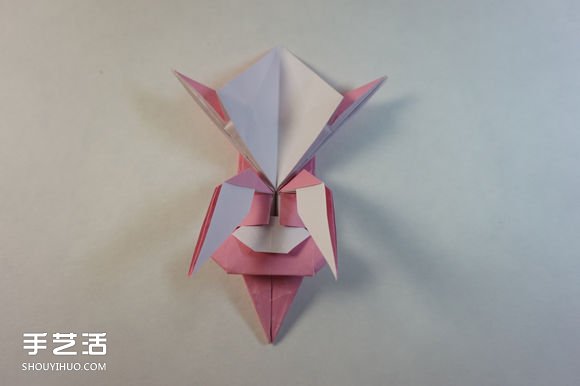 折纸女孩的步骤图解 复杂女生的折法教程(图51) 折纸女孩的步骤图解 复杂女生的折法教程(图51)