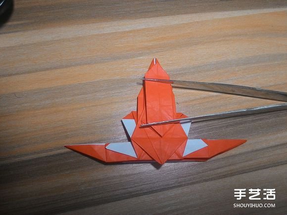 怎么折蜘蛛侠图解教程 复杂蜘蛛侠的折法步骤(图67) 怎么折蜘蛛侠图解教程 复杂蜘蛛侠的折法步骤(图67)