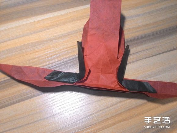 怎么折蜘蛛侠图解教程 复杂蜘蛛侠的折法步骤(图69) 怎么折蜘蛛侠图解教程 复杂蜘蛛侠的折法步骤(图69)