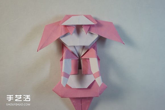 折纸女孩的步骤图解 复杂女生的折法教程(图60) 折纸女孩的步骤图解 复杂女生的折法教程(图60)