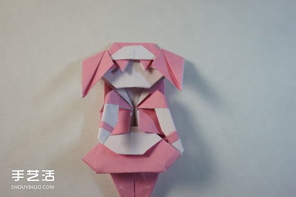 折纸女孩的步骤图解 复杂女生的折法教程(图61) 折纸女孩的步骤图解 复杂女生的折法教程(图61)
