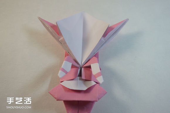 折纸女孩的步骤图解 复杂女生的折法教程(图54) 折纸女孩的步骤图解 复杂女生的折法教程(图54)