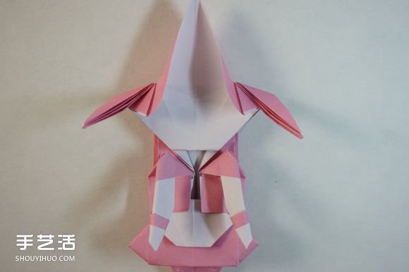 折纸女孩的步骤图解 复杂女生的折法教程(图56) 折纸女孩的步骤图解 复杂女生的折法教程(图56)