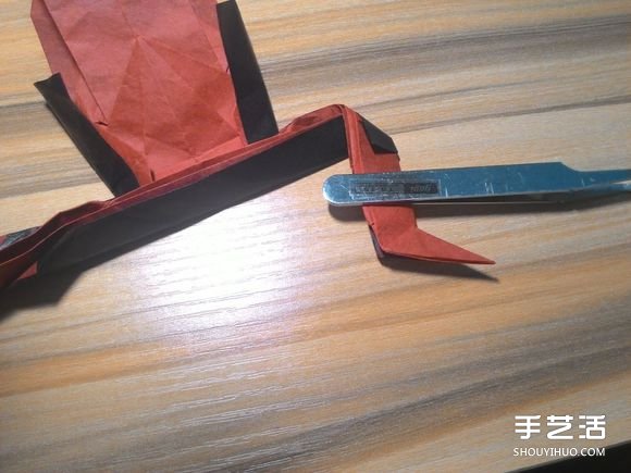 怎么折蜘蛛侠图解教程 复杂蜘蛛侠的折法步骤(图70) 怎么折蜘蛛侠图解教程 复杂蜘蛛侠的折法步骤(图70)