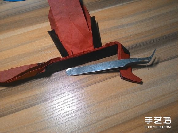怎么折蜘蛛侠图解教程 复杂蜘蛛侠的折法步骤(图71) 怎么折蜘蛛侠图解教程 复杂蜘蛛侠的折法步骤(图71)