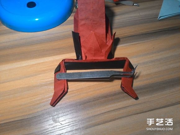 怎么折蜘蛛侠图解教程 复杂蜘蛛侠的折法步骤(图72) 怎么折蜘蛛侠图解教程 复杂蜘蛛侠的折法步骤(图72)