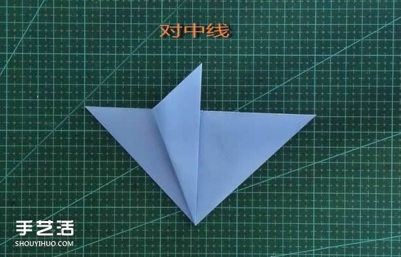 手工折纸女生头像图解 短发女孩的折法步骤图(图3) 手工折纸女生头像图解 短发女孩的折法步骤图(图3)