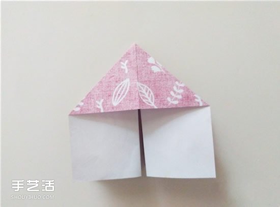 扑克牌方片和红桃花色的折纸方法图解(图6) 扑克牌方片和红桃花色的折纸方法图解(图6)