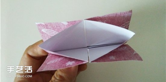 扑克牌方片和红桃花色的折纸方法图解(图8) 扑克牌方片和红桃花色的折纸方法图解(图8)