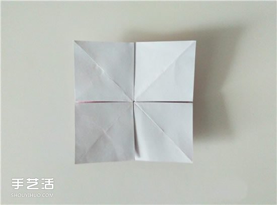 扑克牌方片和红桃花色的折纸方法图解(图17) 扑克牌方片和红桃花色的折纸方法图解(图17)