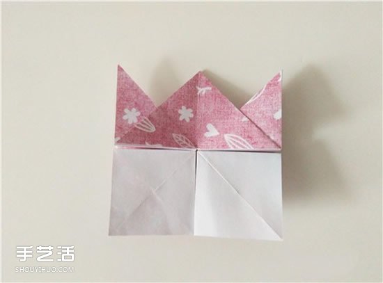 扑克牌方片和红桃花色的折纸方法图解(图19) 扑克牌方片和红桃花色的折纸方法图解(图19)