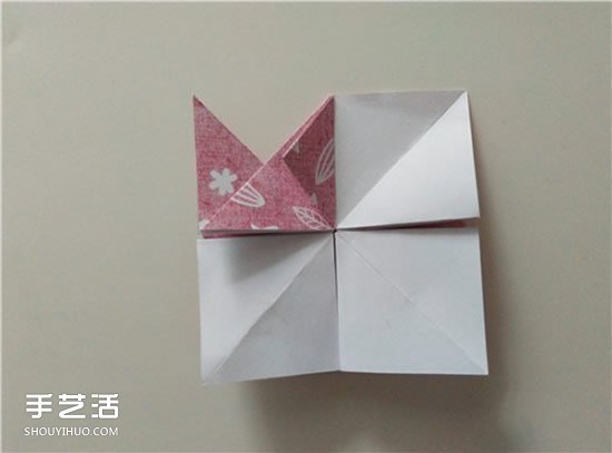 扑克牌方片和红桃花色的折纸方法图解(图21) 扑克牌方片和红桃花色的折纸方法图解(图21)