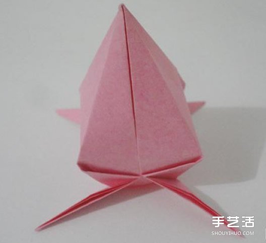 手工折纸桃子步骤图 桃子的折法图解教程 - 诺云双维造物网