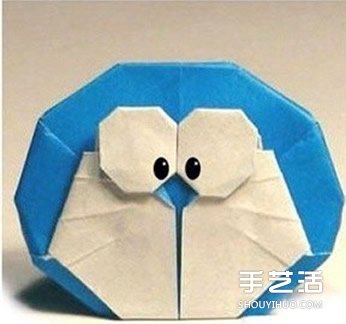 如何折纸哆啦A梦的方法 哆啦A梦的折法步骤图 - 诺云双维造物网