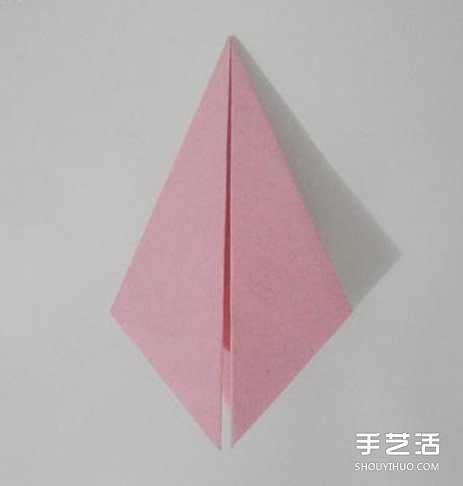手工折纸桃子步骤图 桃子的折法图解教程(图8) 手工折纸桃子步骤图 桃子的折法图解教程(图8)