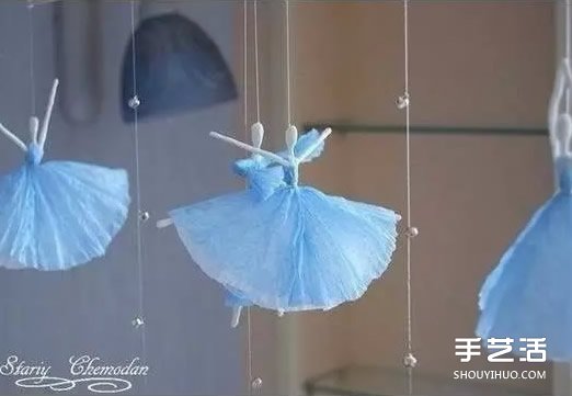 如何用餐巾纸折纸小人 纸巾折芭蕾舞演员的方法(图2) 如何用餐巾纸折纸小人 纸巾折芭蕾舞演员的方法(图2)