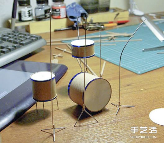 细腻的折纸人偶作品 还组成乐队表演节目哦!(图4) 细腻的折纸人偶作品 还组成乐队表演节目哦!(图4)