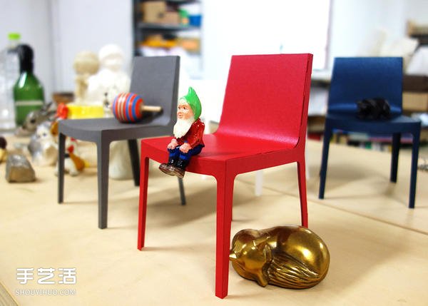 手工折纸椅子图片 分别有单人椅、扶手椅和沙发(图5) 手工折纸椅子图片 分别有单人椅、扶手椅和沙发(图5)