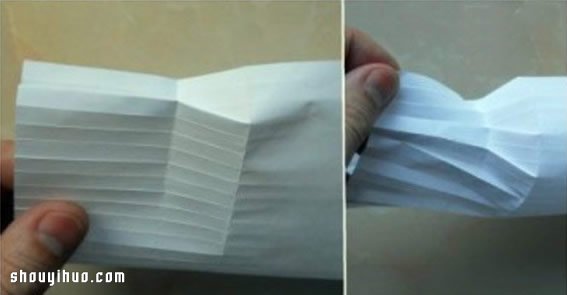 折纸立体酒瓶花瓶的折法图解教程(图8) 折纸立体酒瓶花瓶的折法图解教程(图8)