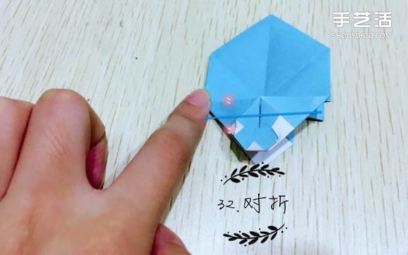 精灵球制作方法教程 手工折精灵球的折法图解(图35) 精灵球制作方法教程 手工折精灵球的折法图解(图35)