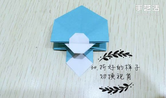 精灵球制作方法教程 手工折精灵球的折法图解(图37) 精灵球制作方法教程 手工折精灵球的折法图解(图37)