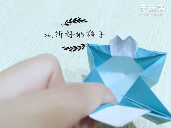 精灵球制作方法教程 手工折精灵球的折法图解(图39) 精灵球制作方法教程 手工折精灵球的折法图解(图39)