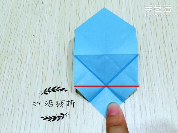 精灵球制作方法教程 手工折精灵球的折法图解(图31) 精灵球制作方法教程 手工折精灵球的折法图解(图31)