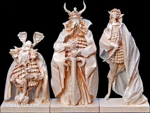 埃里克·乔塞尔Eric Joisel折纸作品欣赏(图8) 埃里克·乔塞尔Eric Joisel折纸作品欣赏(图8)