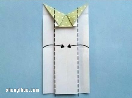 折纸衣服步骤图 手工折连衣裙的折法图解教程(图4) 折纸衣服步骤图 手工折连衣裙的折法图解教程(图4)