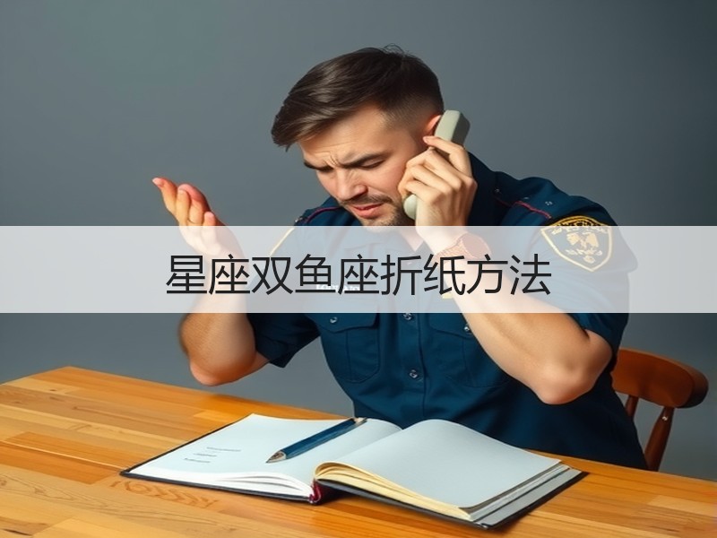星座双鱼座折纸方法 - 诺云双维造物网