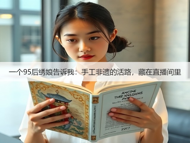一个95后绣娘告诉我：手工非遗的活路，藏在直播间里(图1)