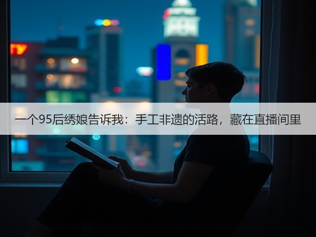 一个95后绣娘告诉我：手工非遗的活路，藏在直播间里(图2)