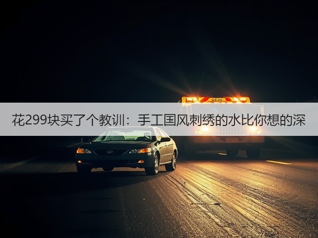 花299块买了个教训：手工国风刺绣的水比你想的深(图2)