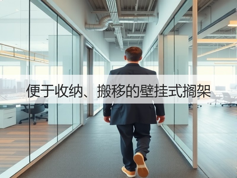 便于收纳、搬移的壁挂式搁架 - 诺云双维造物网